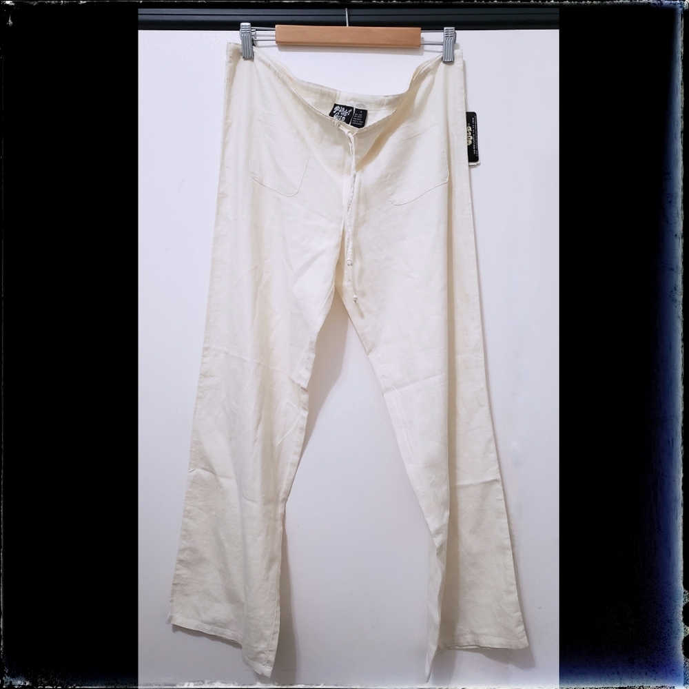 Planet Gold Linen Pant